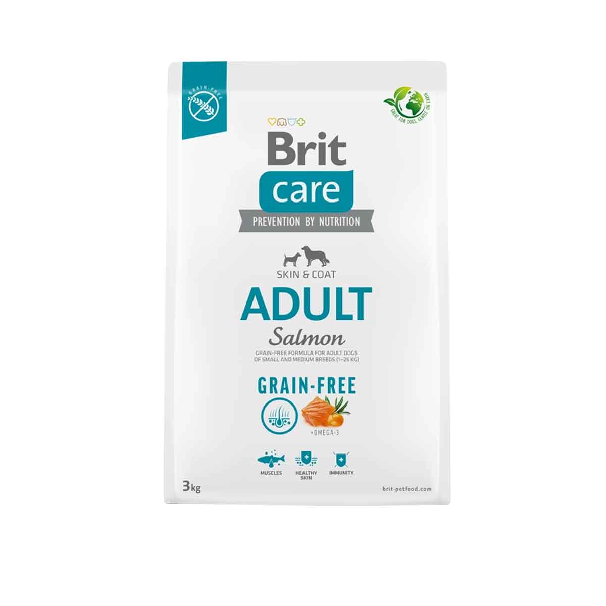 BRIT CARE DOG GF ADULTO SALMÓN 3KG