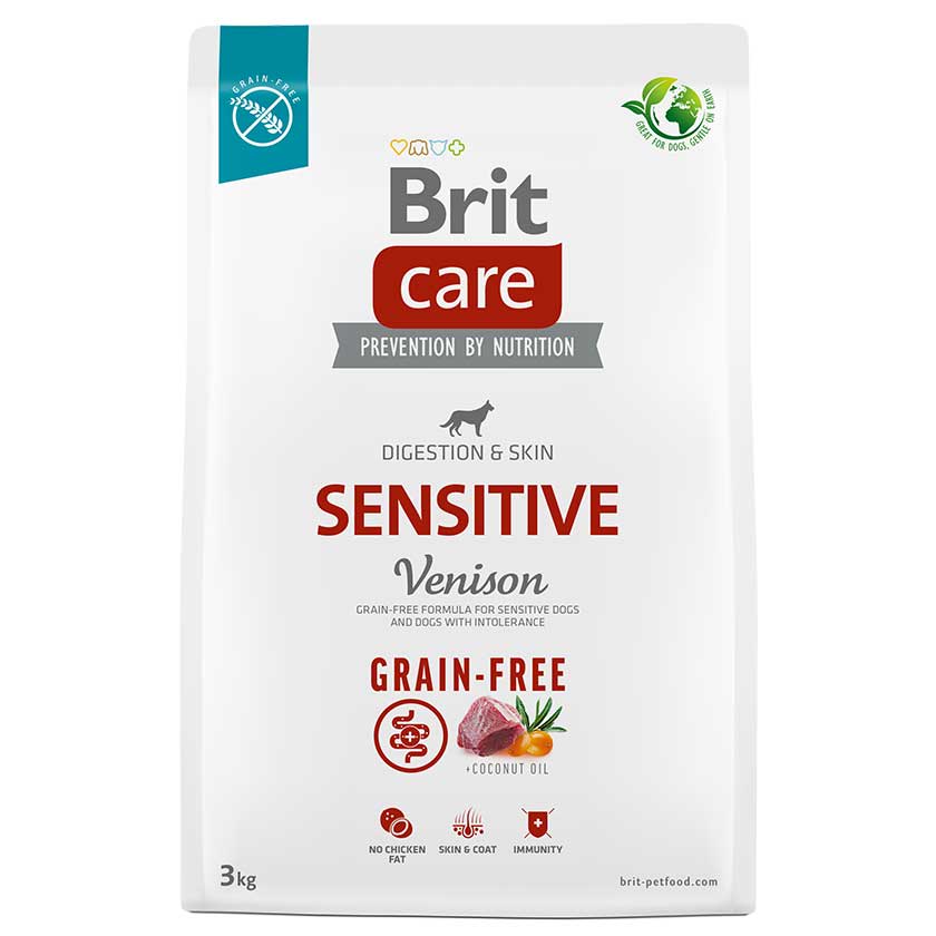 BRIT CARE DOG GF SENSITIVE VENISON 3KG