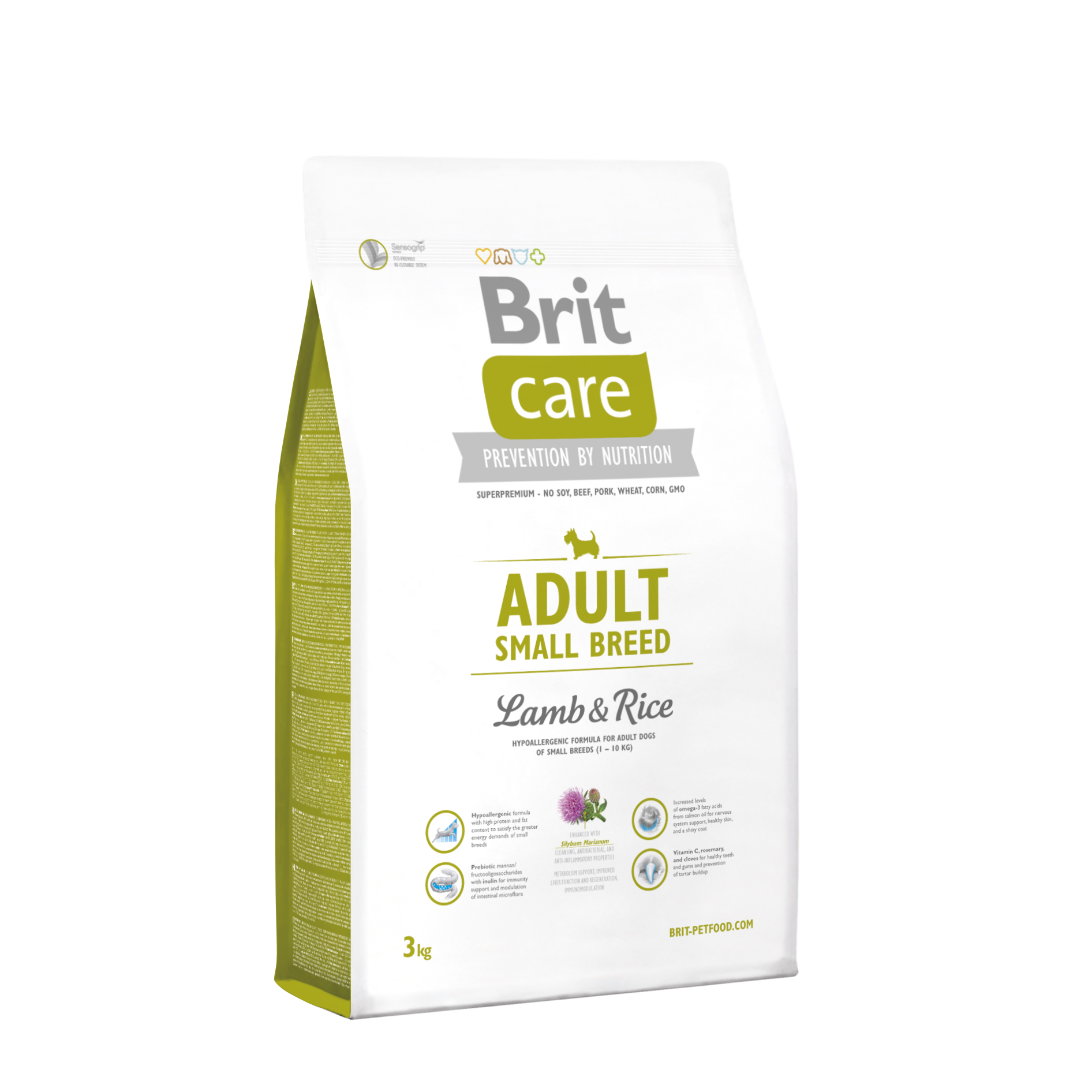 BRIT CARE DOG HYPOALLERGENIC ADUL SMALL BREED 3KG
