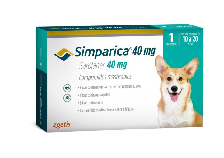 Simparica 10 a 20kg 1 Comprimido