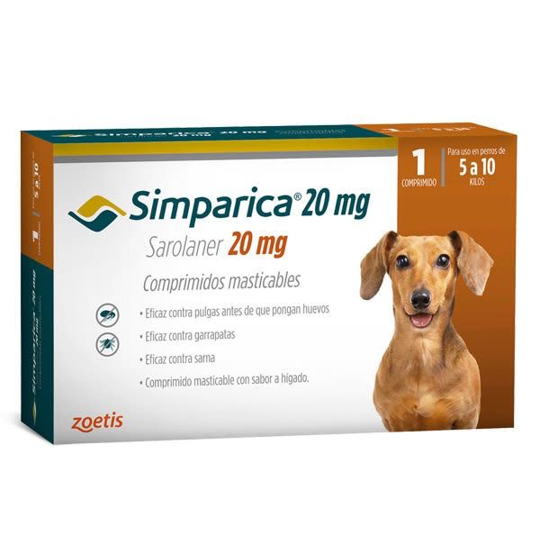 Simparica 5 a 10kg 1 Comprimido