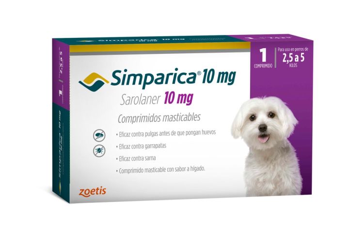 Simparica 2.5 a 5kg 1 Comprimido
