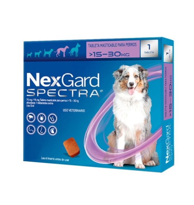 Nexgard Spectra 15.1-30kg 1 Comprimido 