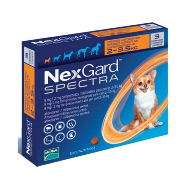 Nexgard Spectra 2 a 3.5kg 1 Comprimido