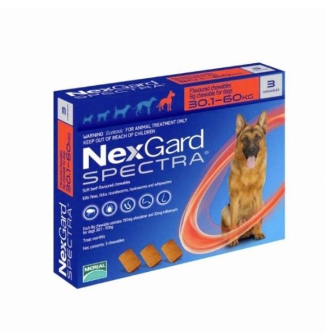 Nexgard Spectra 30.1 a 60kg 1 Comprimido