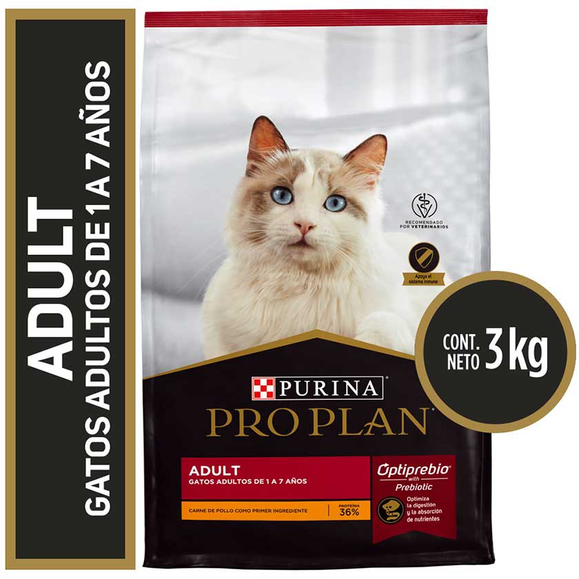 Purina Pro Plan Cat Adult con OptiPrebio 3kg
