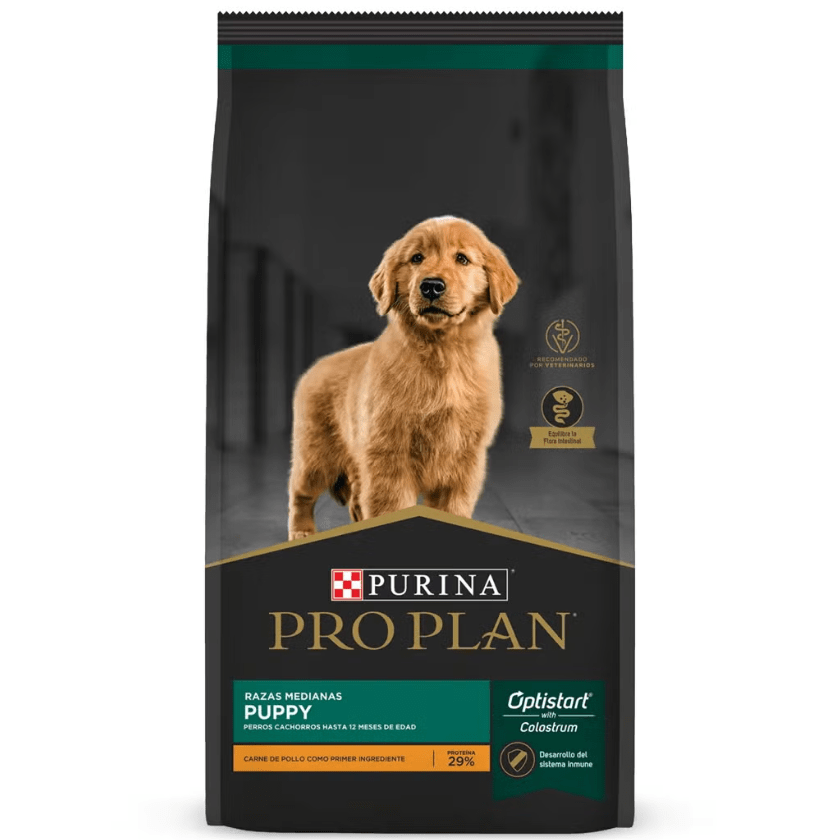 PURINA PRO PLAN PUPPY RAZAS MEDIANAS CON OPTISTAR 12KG