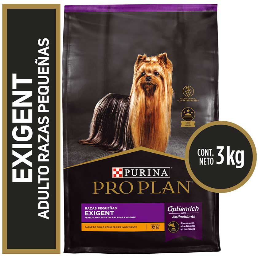 Purina Pro Plan Exigent Small con OptiEnrich 3kg