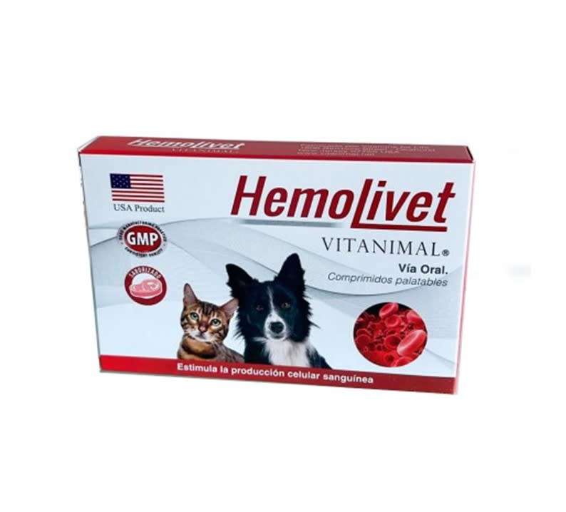  Hemolivet para perros y gatos - 30 comprimidos